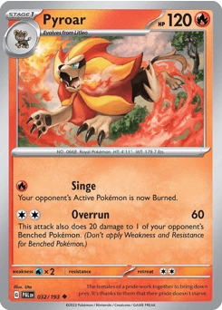 Pyroar 32/193 — Paldea Evolved