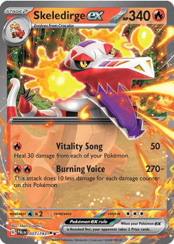 Skeledirge ex 37/193 — Paldea Evolved