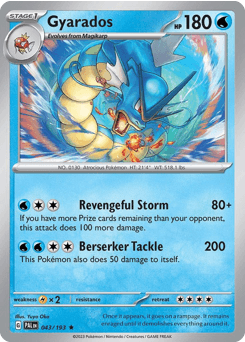 Gyarados 43/193 — Paldea Evolved