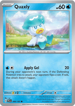 Quaxly 49/193 — Paldea Evolved