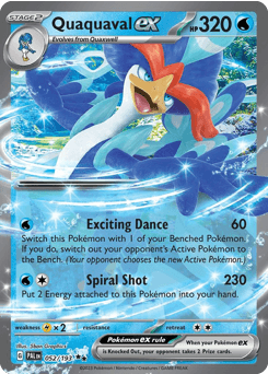 Quaquaval ex 52/193 — Paldea Evolved