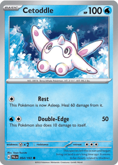 Cetoddle 54/193 — Paldea Evolved