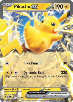 Pikachu ex 63/193 — Paldea Evolved