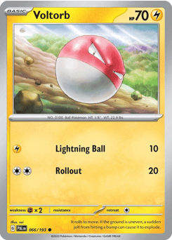 Voltorb 66/193 — Paldea Evolved