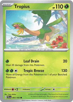 Tropius 7/193 — Paldea Evolved