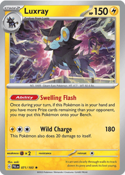 Luxray 71/193 — Paldea Evolved
