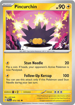 Pincurchin 73/193 — Paldea Evolved