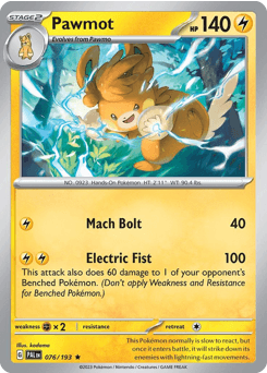 Pawmot 76/193 — Paldea Evolved