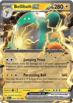 Bellibolt ex 79/193 — Paldea Evolved
