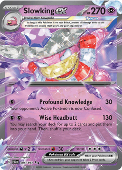 Slowking ex 86/193 — Paldea Evolved