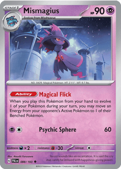 Mismagius 88/193 — Paldea Evolved
