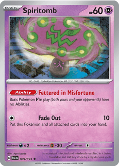 Spiritomb 89/193 — Paldea Evolved