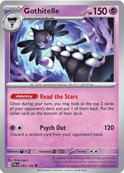 Gothitelle 92/193 — Paldea Evolved