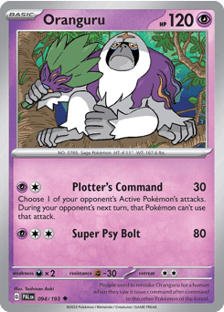 Oranguru 94/193 — Paldea Evolved