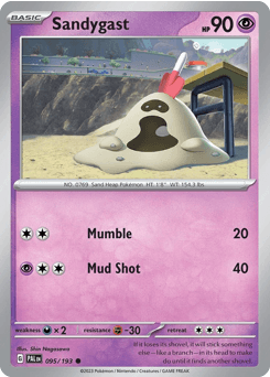Sandygast 95/193 — Paldea Evolved