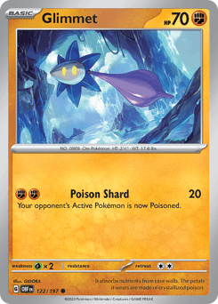 Glimmet 122/197 — Obsidian Flames