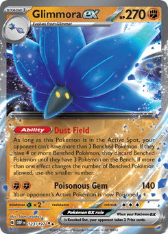 Glimmora ex 123/197 — Obsidian Flames