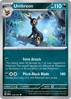 Umbreon 130/197 — Obsidian Flames