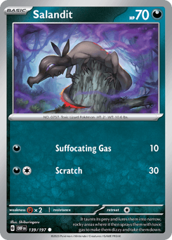 Salandit 139/197 — Obsidian Flames