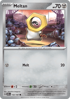 Meltan 152/197 — Obsidian Flames