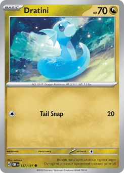 Dratini 157/197 — Obsidian Flames