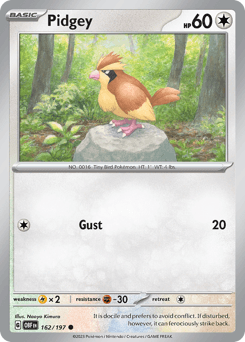 Pidgey 162/197 — Obsidian Flames