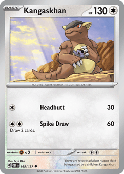 Kangaskhan 165/197 — Obsidian Flames