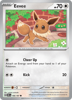 Eevee 166/197 — Obsidian Flames