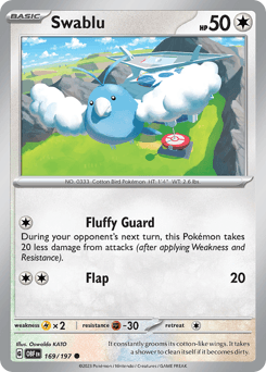 Swablu 169/197 — Obsidian Flames