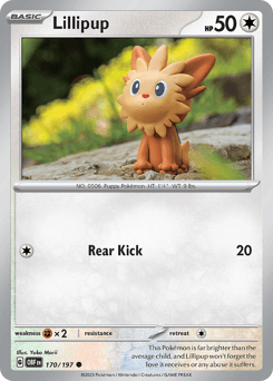 Lillipup 170/197 — Obsidian Flames