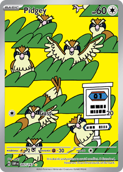 Pidgey 207/197 — Obsidian Flames