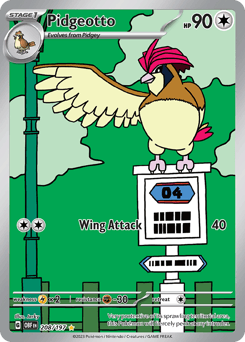 Pidgeotto 208/197 — Obsidian Flames