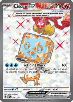 Eiscue ex 210/197 — Obsidian Flames
