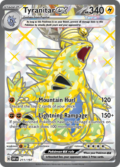 Tyranitar ex 211/197 — Obsidian Flames
