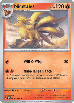 Ninetales 29/197 — Obsidian Flames