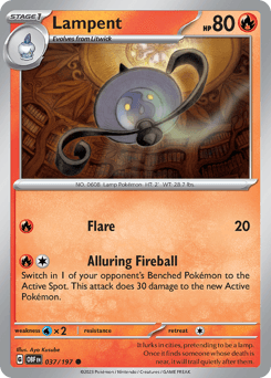Lampent 37/197 — Obsidian Flames