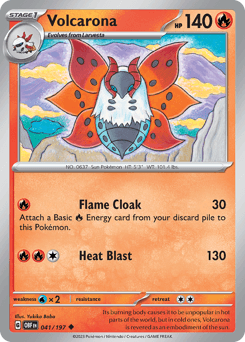 Volcarona 41/197 — Obsidian Flames