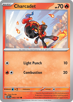Charcadet 43/197 — Obsidian Flames