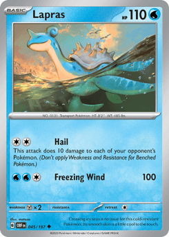 Lapras 45/197 — Obsidian Flames