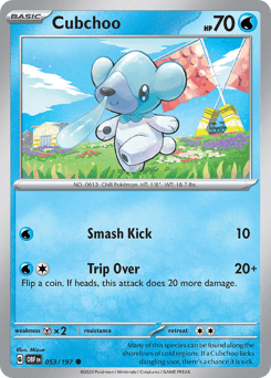 Cubchoo 53/197 — Obsidian Flames