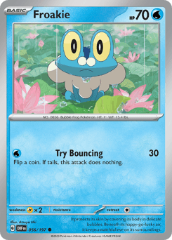 Froakie 56/197 — Obsidian Flames