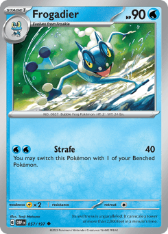 Frogadier 57/197 — Obsidian Flames