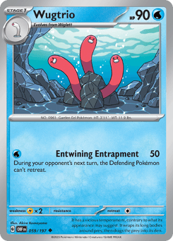 Wugtrio 59/197 — Obsidian Flames