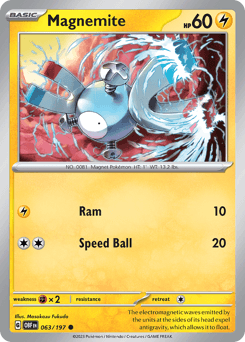 Magnemite 63/197 — Obsidian Flames