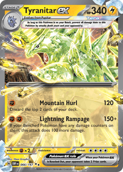 Tyranitar ex 66/197 — Obsidian Flames