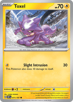 Toxel 71/197 — Obsidian Flames