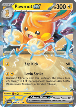 Pawmot ex 73/197 — Obsidian Flames