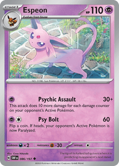 Espeon 86/197 — Obsidian Flames