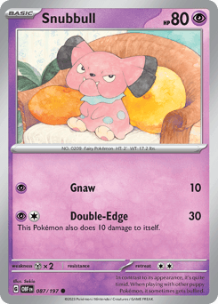 Snubbull 87/197 — Obsidian Flames