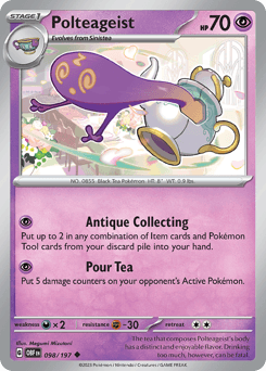 Polteageist Pokémon card